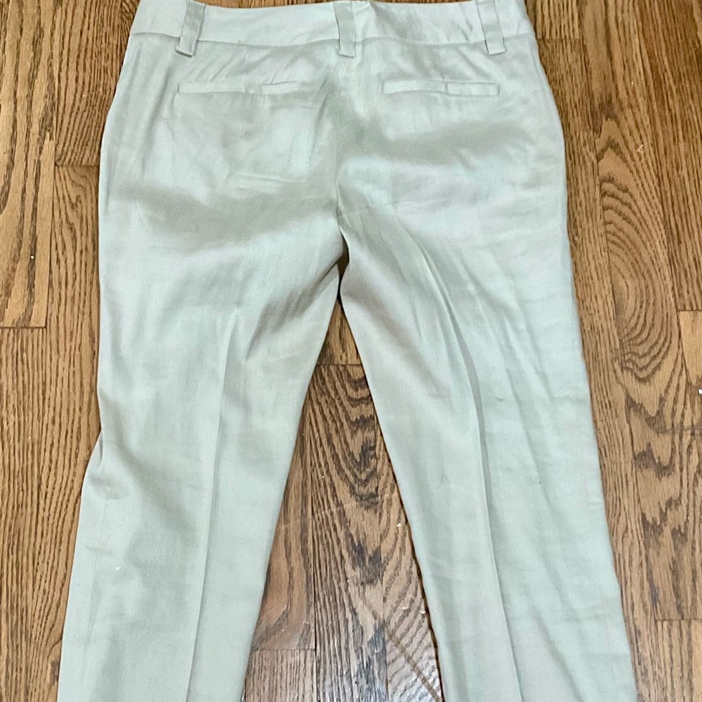 Beige Dress Capris Pants